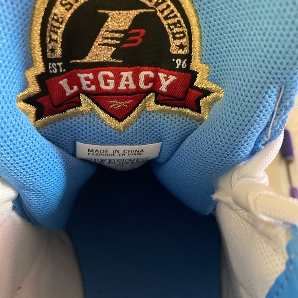 🎄New Allen Iverson Legacy Blue Basketball Athletic Shoes CN8405 Authentic - Picture 6 of 16